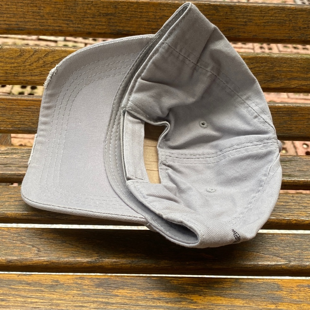 Yuengling Gray Baseball Cap full 6 panel style adjustable back strap beer hat - Picture 2 of 10